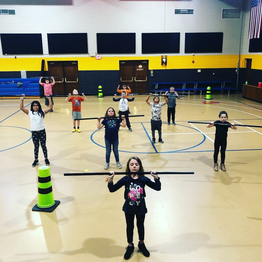 Sand Springs Education Foundation - Students in PE class