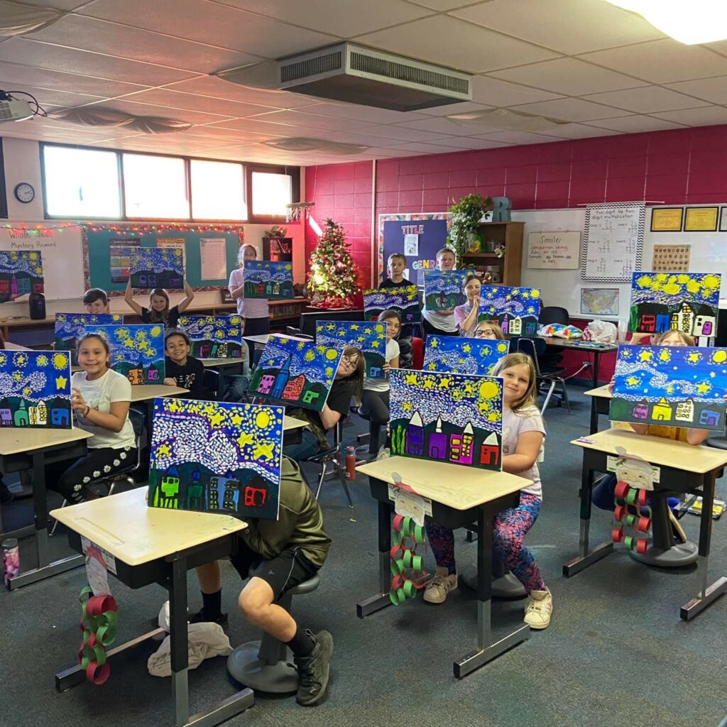 Sand Springs Education Foundation - Elementary Art Students