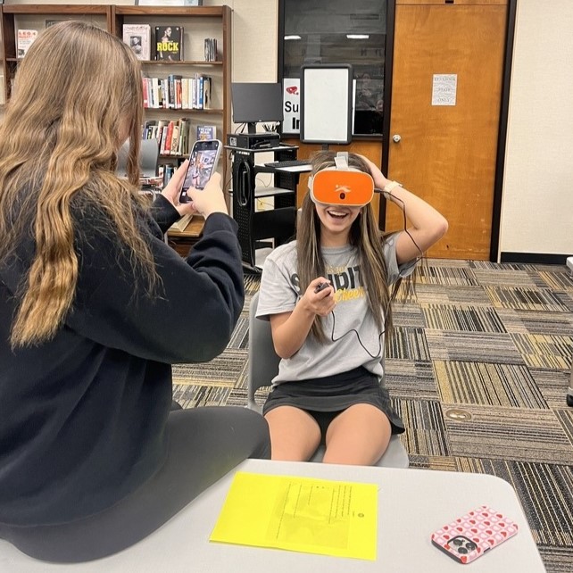 Sand Springs Education Foundation - High School Student using VR